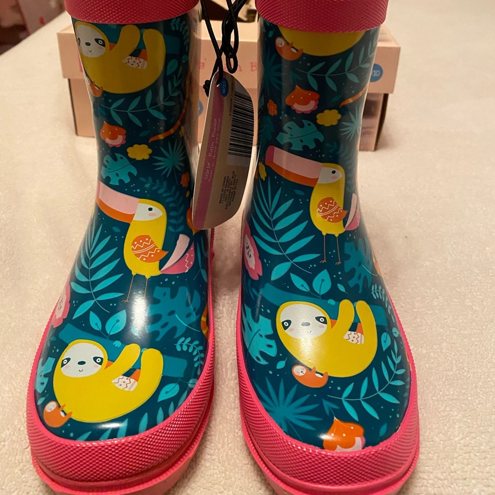BNWT Lilly and Dan toddler rain boots